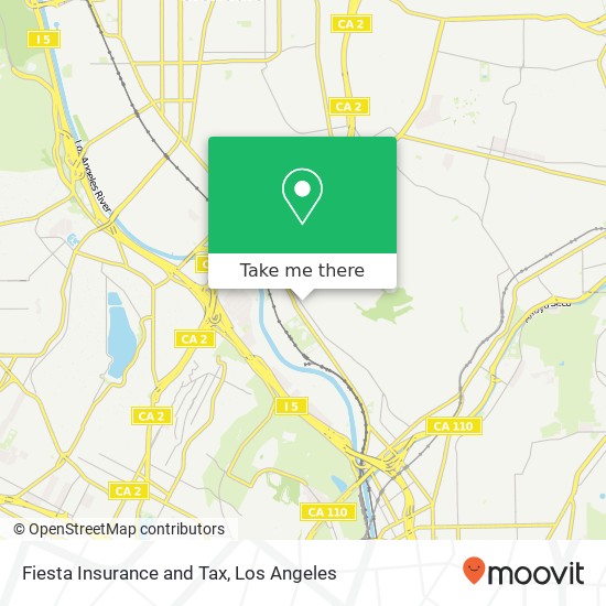 Mapa de Fiesta Insurance and Tax