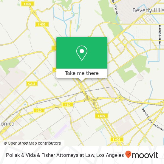 Pollak & Vida & Fisher Attorneys at Law map