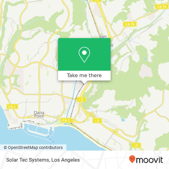 Mapa de Solar Tec Systems