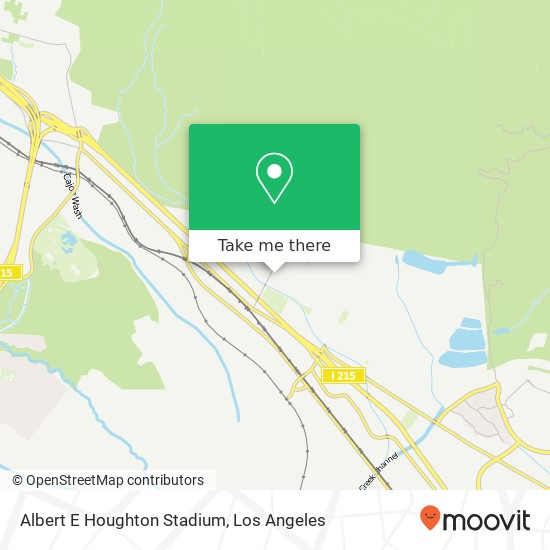 Albert E Houghton Stadium map