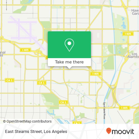 East Stearns Street map