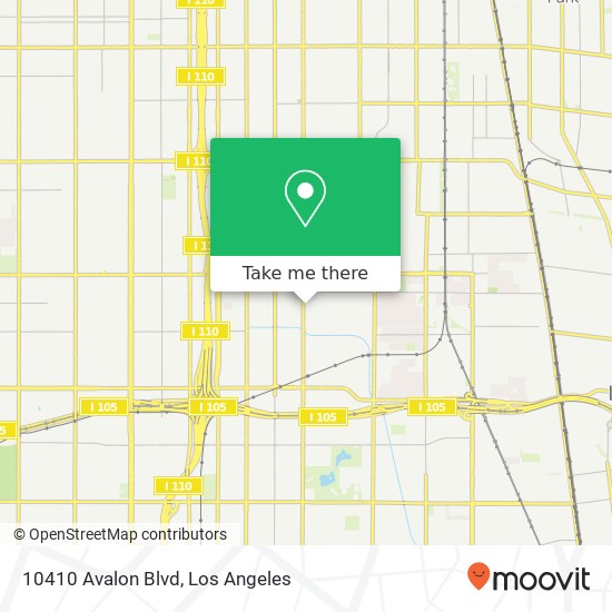 10410 Avalon Blvd map