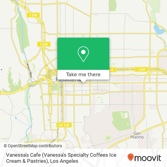 Vanessa's Cafe (Vanessa's Specialty Coffees Ice Cream & Pastries) map