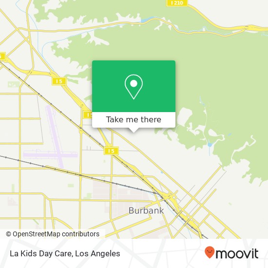 La Kids Day Care map