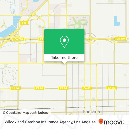 Mapa de Wilcox and Gamboa Insurance Agency