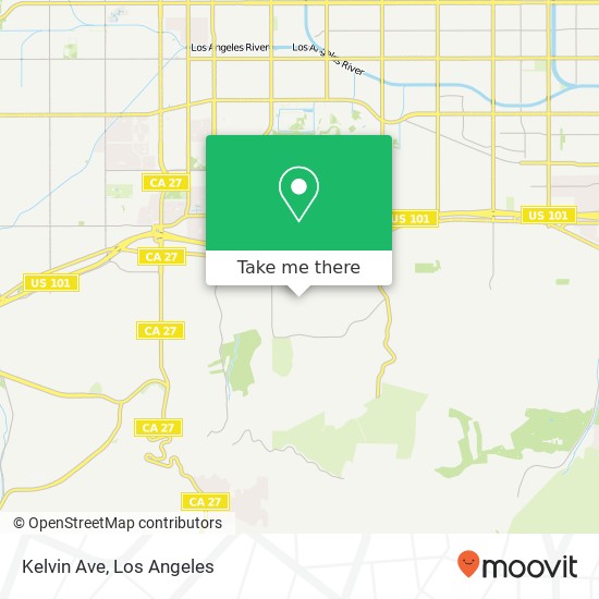 Kelvin Ave map