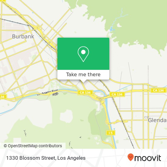 1330 Blossom Street map