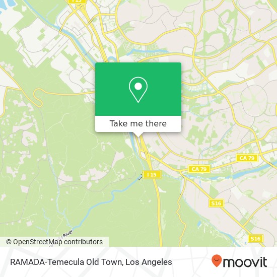 RAMADA-Temecula Old Town map