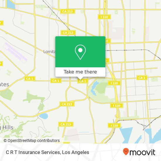 Mapa de C R T Insurance Services