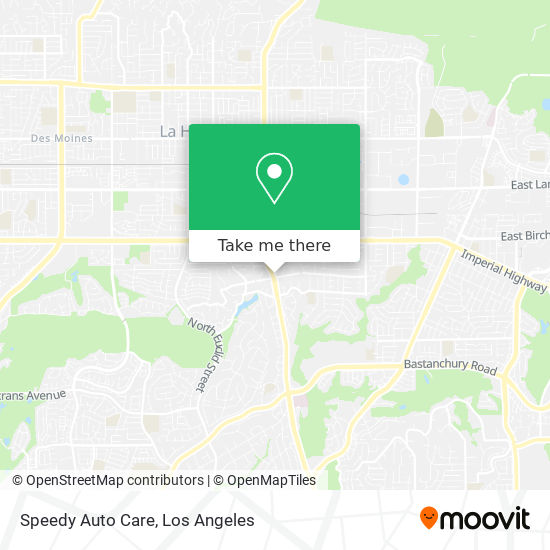 Speedy Auto Care map