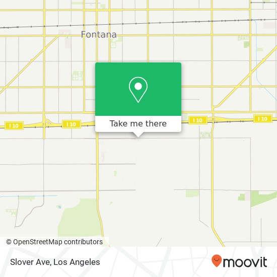 Slover Ave map