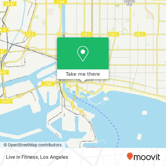 Live in Fitness map