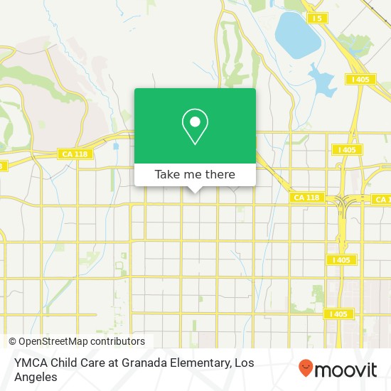 Mapa de YMCA Child Care at Granada Elementary