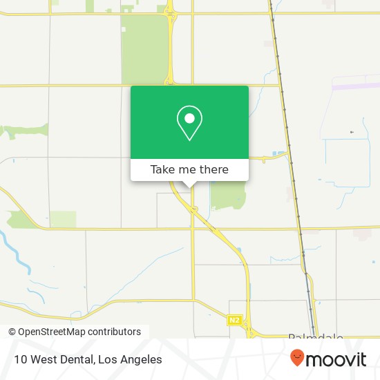 Mapa de 10 West Dental
