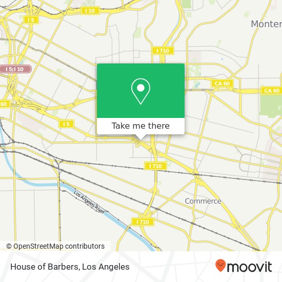 House of Barbers map