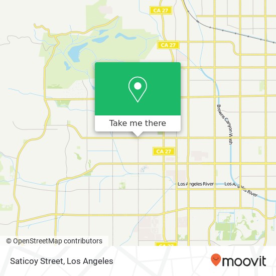 Saticoy Street map