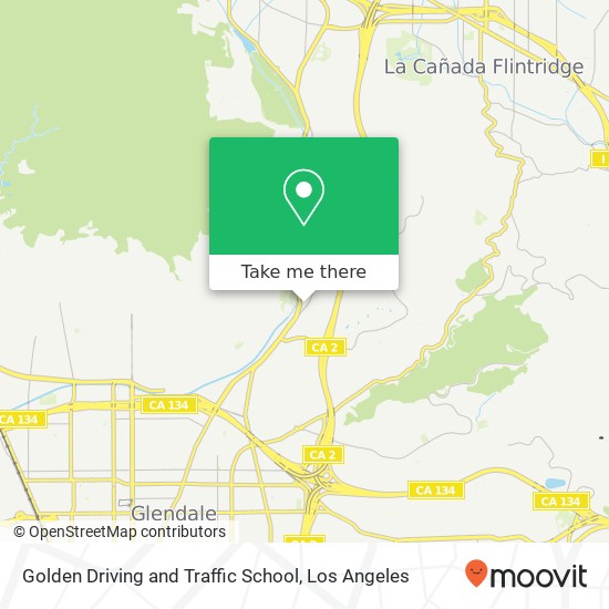 Mapa de Golden Driving and Traffic School