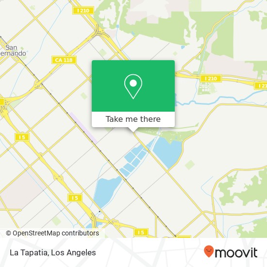 Mapa de La Tapatia