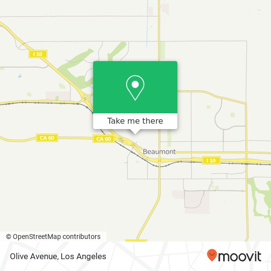 Olive Avenue map