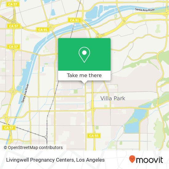 Livingwell Pregnancy Centers map