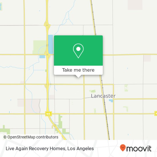 Live Again Recovery Homes map