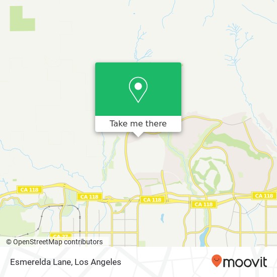Mapa de Esmerelda Lane