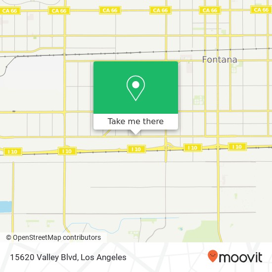 Mapa de 15620 Valley Blvd