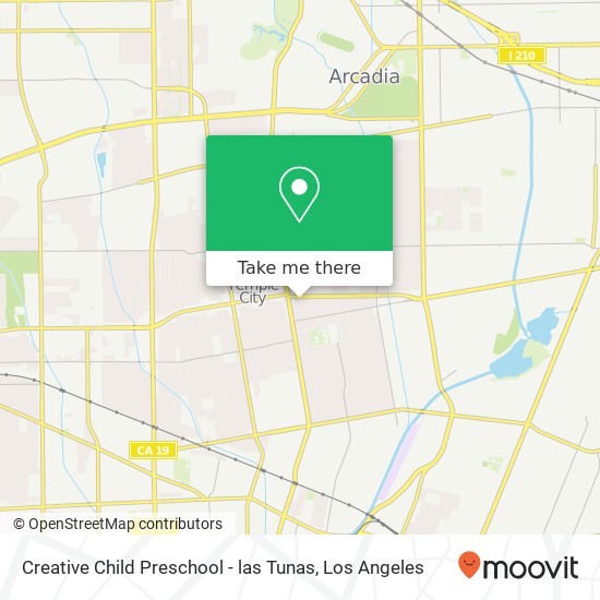 Mapa de Creative Child Preschool - las Tunas