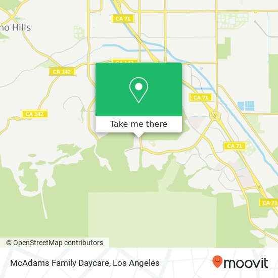 Mapa de McAdams Family Daycare