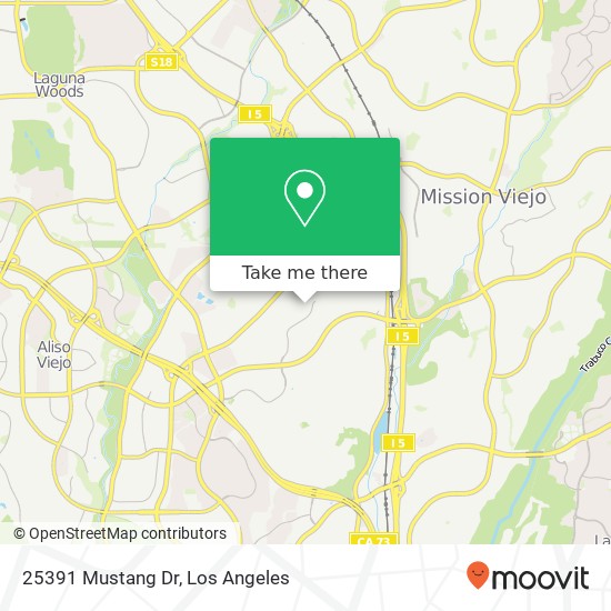 25391 Mustang Dr map