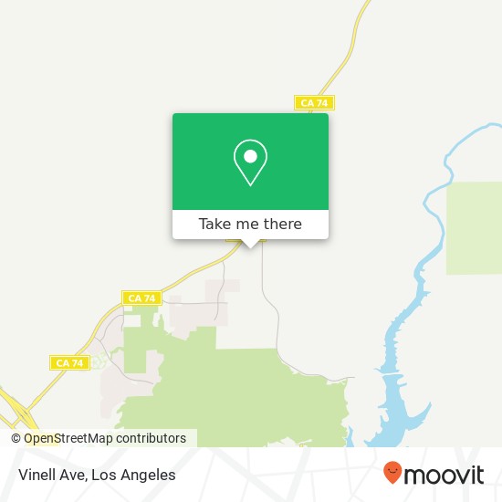 Vinell Ave map