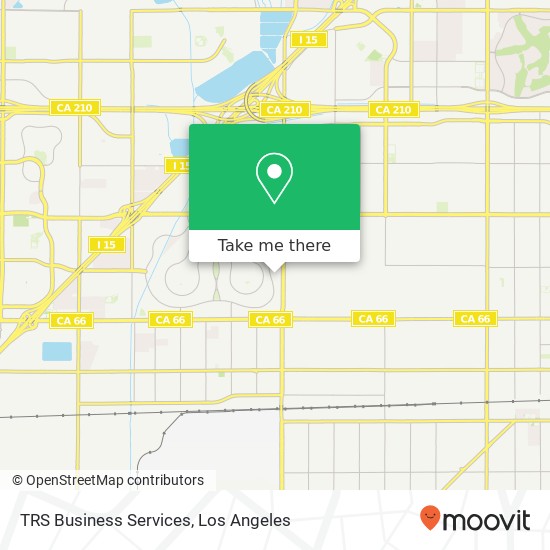 TRS Business Services map
