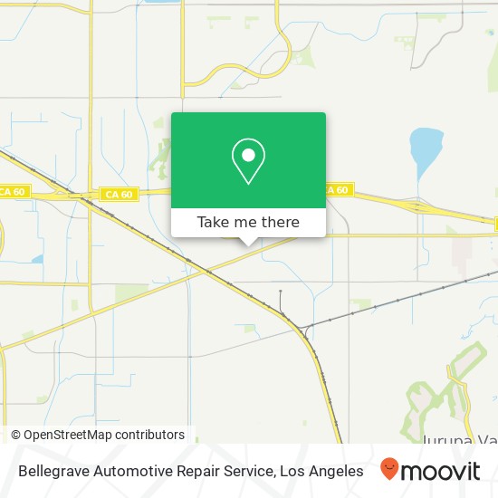 Bellegrave Automotive Repair Service map