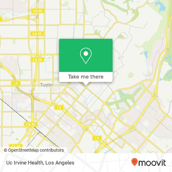 Mapa de Uc Irvine Health