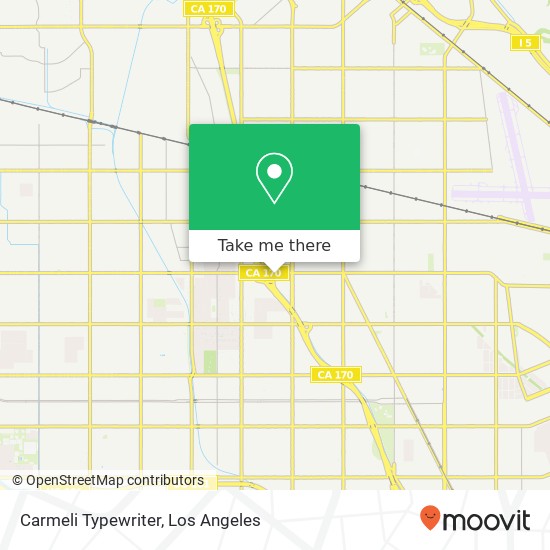 Carmeli Typewriter map