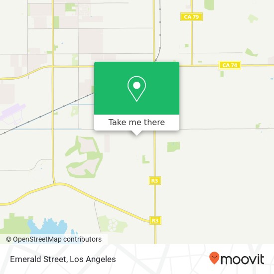 Emerald Street map