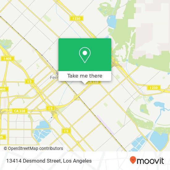 13414 Desmond Street map