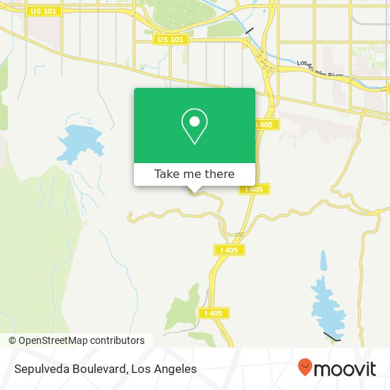 Sepulveda Boulevard map