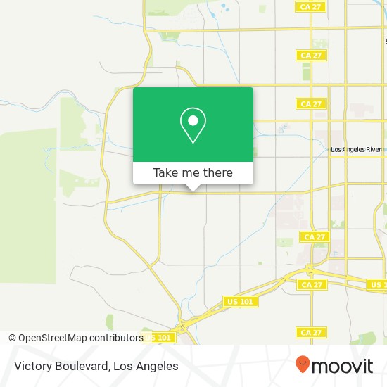 Victory Boulevard map