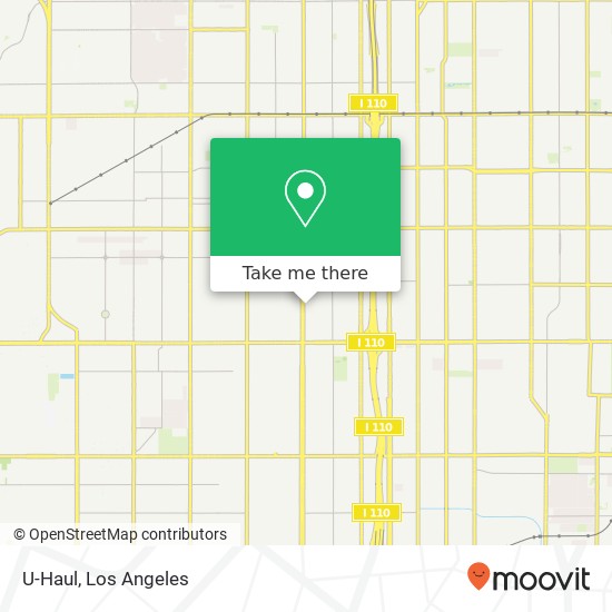 U-Haul map