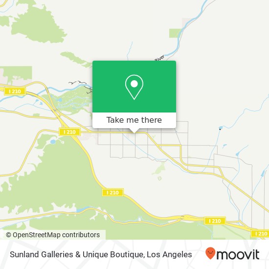 Sunland Galleries & Unique Boutique map