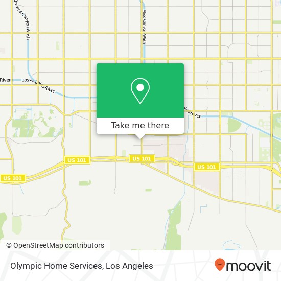 Olympic Home Services map