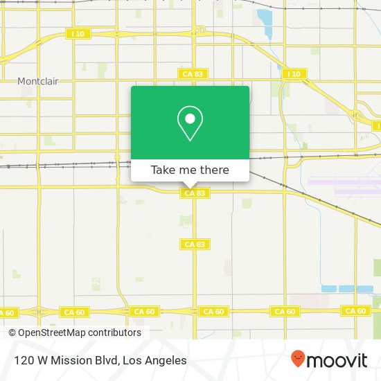 120 W Mission Blvd map