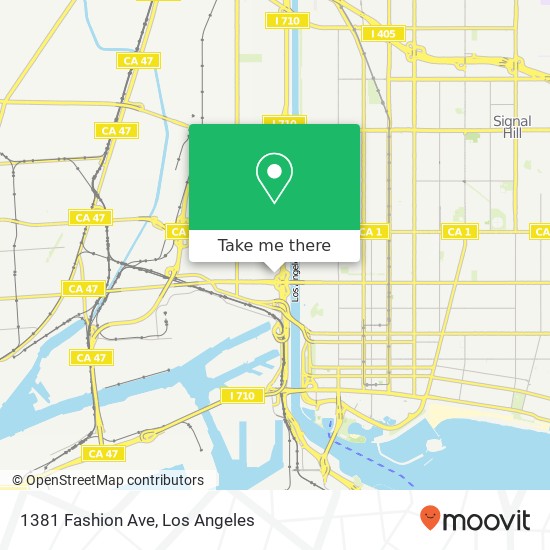 Mapa de 1381 Fashion Ave