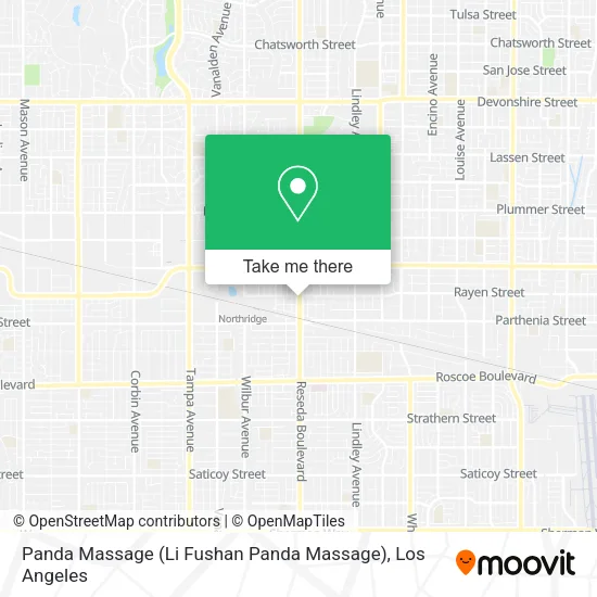 Mapa de Panda Massage (Li Fushan Panda Massage)