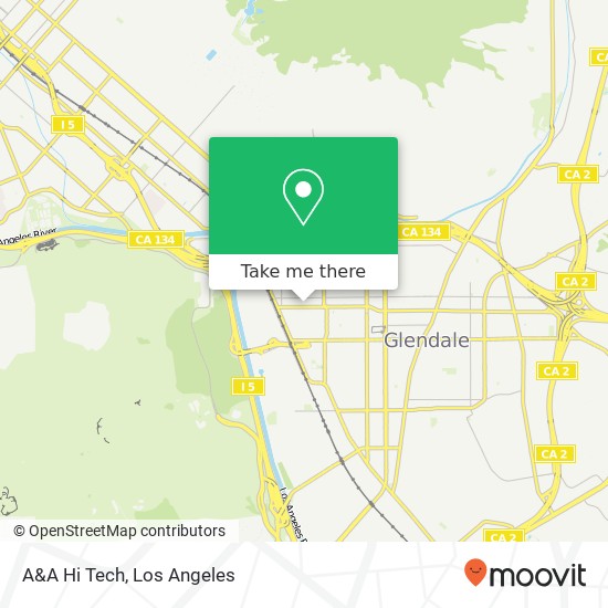 A&A Hi Tech map