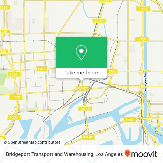 Bridgeport Transport and Warehousing map