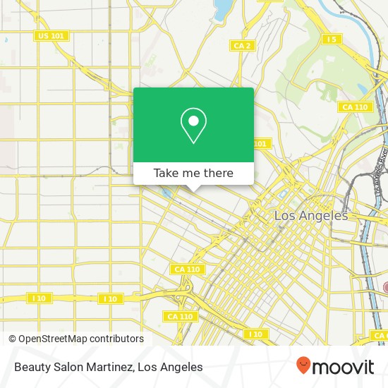 Beauty Salon Martinez map