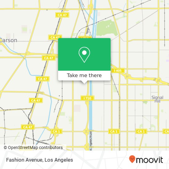 Fashion Avenue map