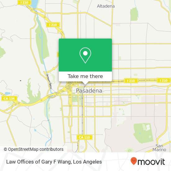 Law Offices of Gary F Wang map